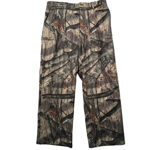 Gamehide Sportsman 3XL Hunting Pants Camo Mossy Oak Cargo Leg Zip Gorp Tactical
